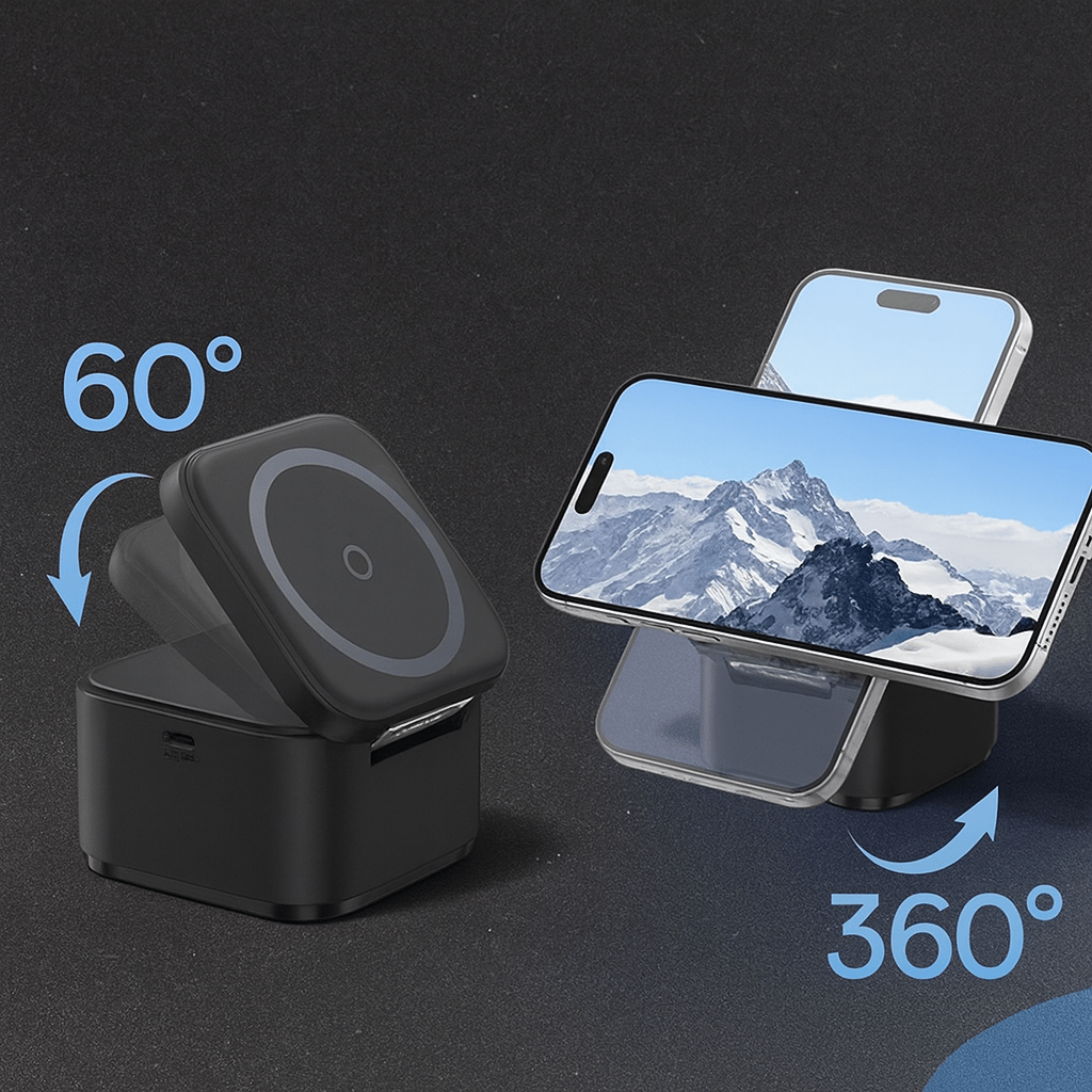 הפתרון האלגנטי לטעינה חכמה – מטען 3 ב - 1 לטעינה מהירה ומושלמת - NexoShop