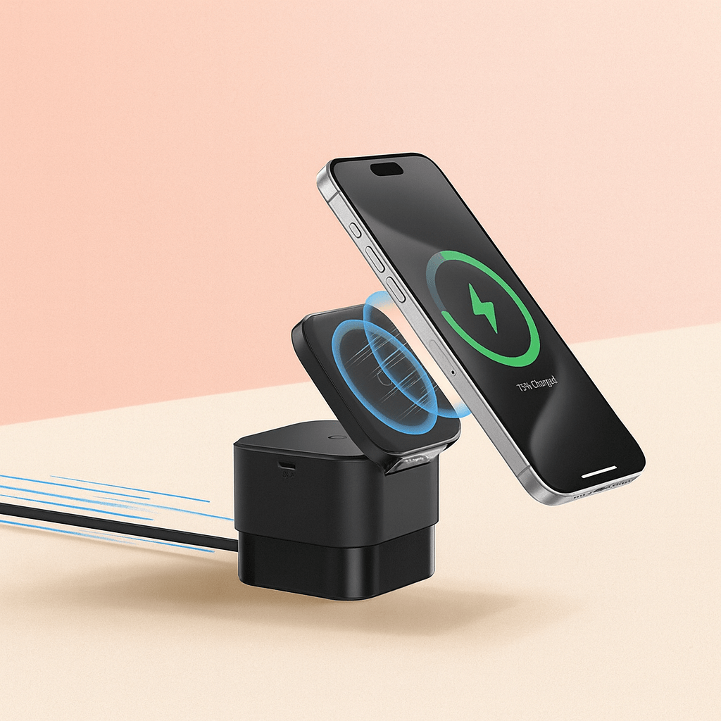 הפתרון האלגנטי לטעינה חכמה – מטען 3 ב - 1 לטעינה מהירה ומושלמת - NexoShop