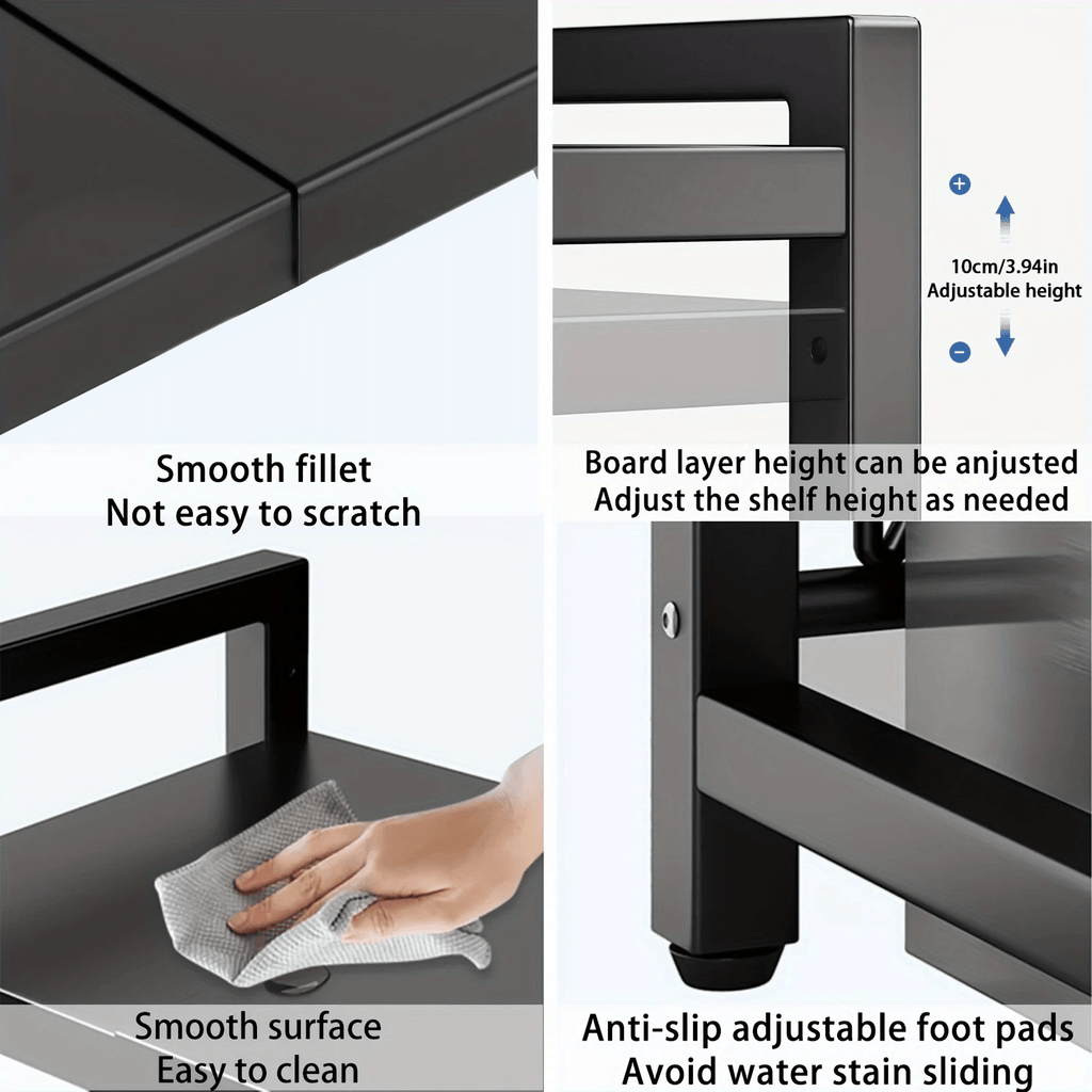 📦 מדף מיקרוגל מתכוונן למטבח – יותר סדר, יותר מקום עבודה - NexoShop