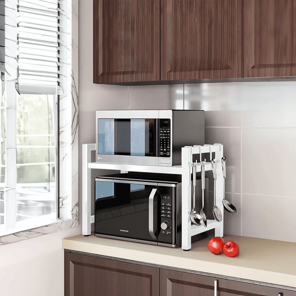 📦 מדף מיקרוגל מתכוונן למטבח – יותר סדר, יותר מקום עבודה - NexoShop