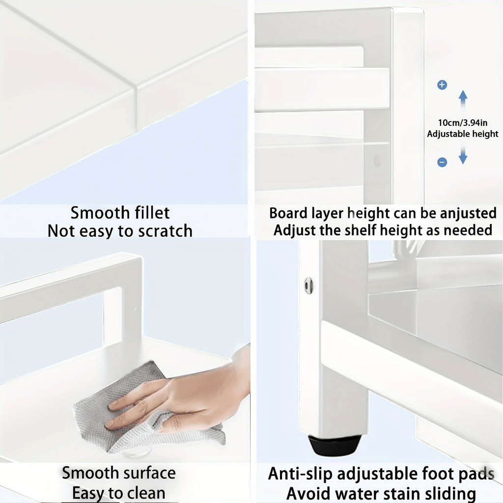 📦 מדף מיקרוגל מתכוונן למטבח – יותר סדר, יותר מקום עבודה - NexoShop