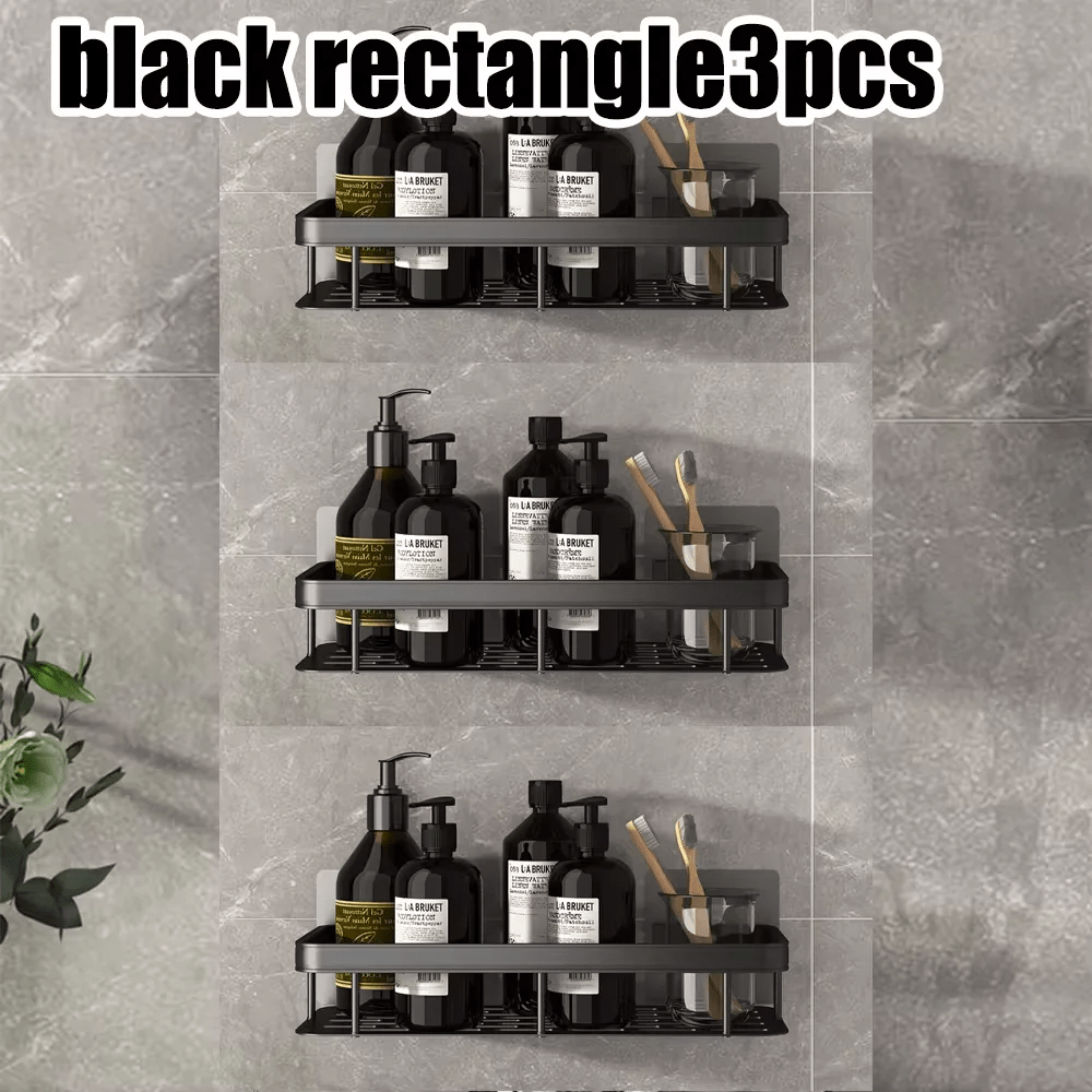 🚿 מדף תלייה ללא קידוח לקיר למקלחת - NexoShop