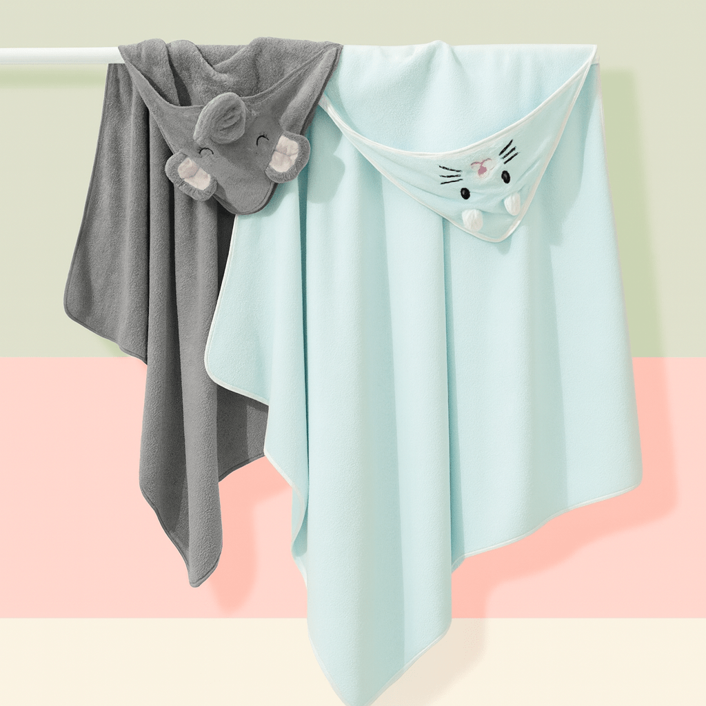 מגבת רחצה מחבקת לתינוקות - לשמירה על חום ונוחות - NexoShop